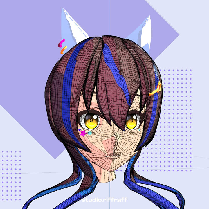 A 3D model of the character 'Daitaku Helios' from Umamusume Pretty Derby